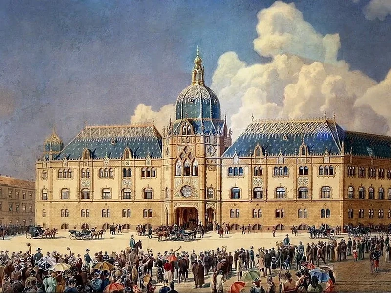1855-Géza Mirkovszky - Consegna del Museo delle Arti Applicate